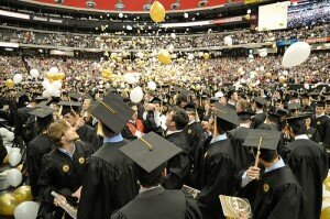 college students graduating