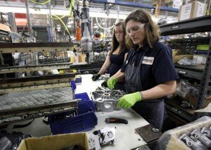 associated press women assembling parts