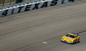 nascar stock car on the track