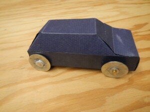 paperboard car