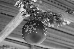 ornament in black and white