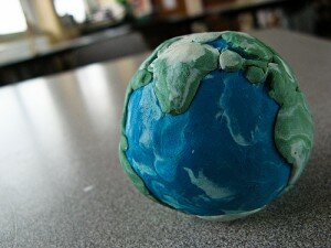 earth made out of clay