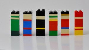 lego blocks side by side
